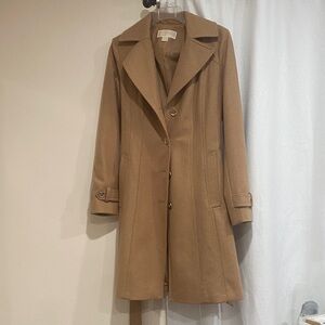 Micheal Kors Wool Tan trench coat XS